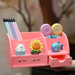 少女心爆棚！韓版創(chuàng)意多功能筆筒，打造可愛(ài)時(shí)尚的桌面收納空間